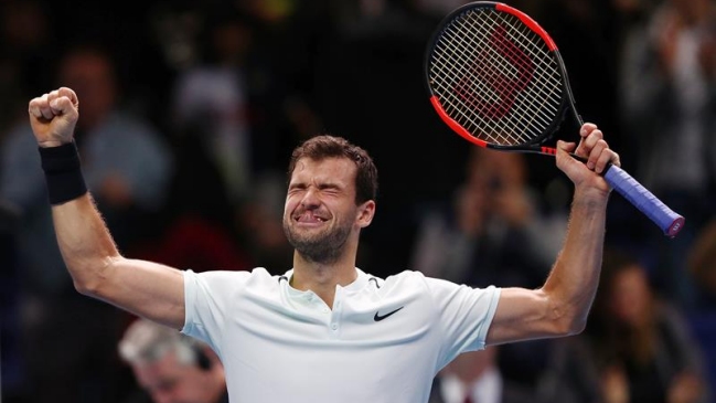 Grigor Dimitrov batió a Jack Sock y jugará ante David Goffin la final del Masters de Londres