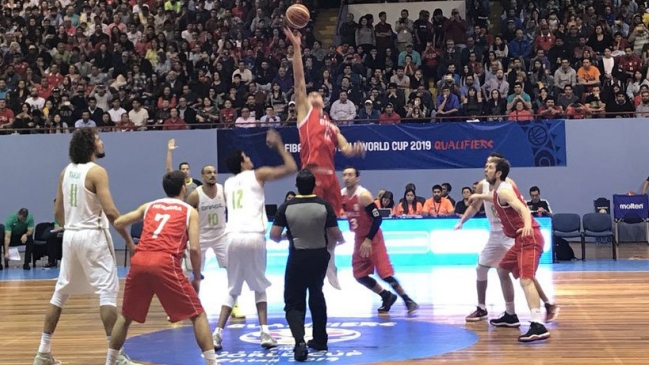 Chile se estrenó con una derrota en las Clasificatorias de baloncesto rumbo a China 2019