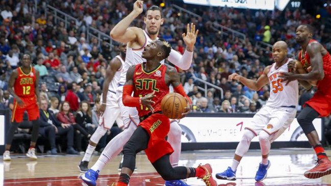 Atlanta Hawks sorprendió a New York Knicks en la conferencia este de la NBA