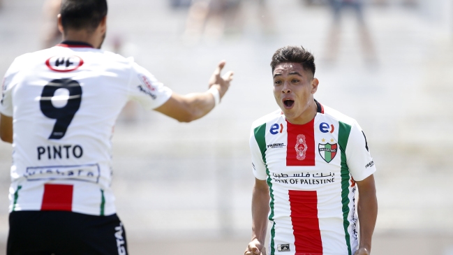 Palestino le sacó ventaja a Santiago Wanderers en la lucha para evitar el descenso