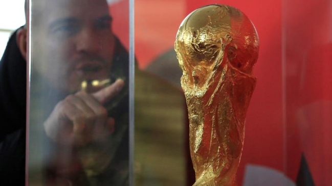 El trofeo de la Copa del Mundo llegó al Palacio del Kremlin