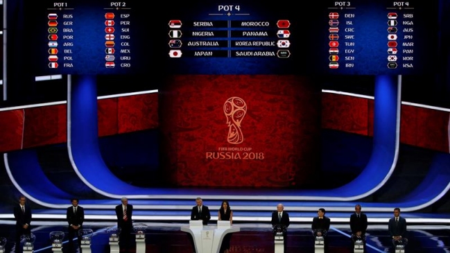 El Mundial de Rusia 2018 sorteó sus grupos con dispar suerte para los sudamericanos