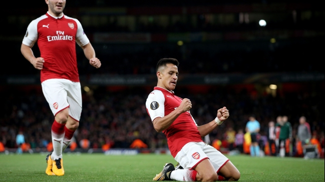 Arsenal de Alexis Sánchez tendrá rival asequible en los dieciseisavos de final de la Europa League