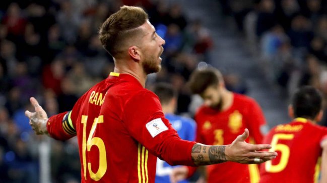 Sergio Ramos: Me cuesta creer que España quede fuera del Mundial