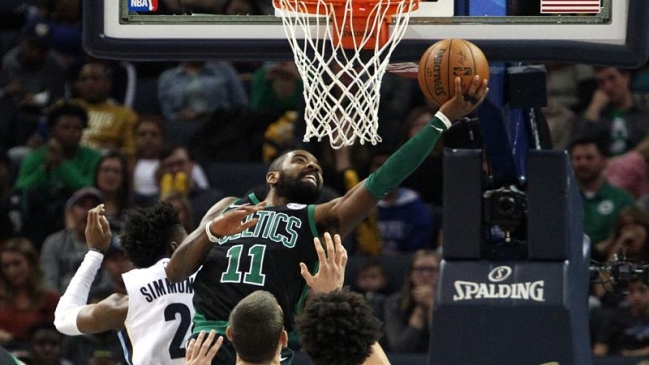 Kyrie Irving guió a Boston Celtics al triunfo sobre Memphis Grizzlies en la NBA