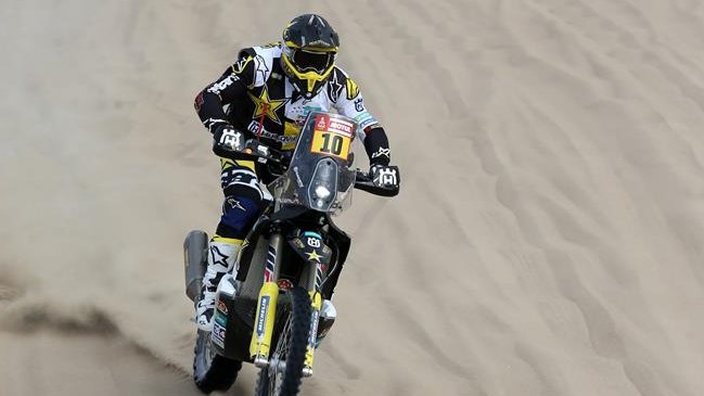 Pablo Quintanilla bajó en la clasificación general de motos tras la segunda etapa del Dakar