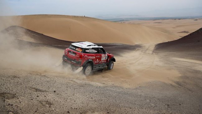 Boris Garafulic sufrió un choque en la segunda etapa del Dakar 2018