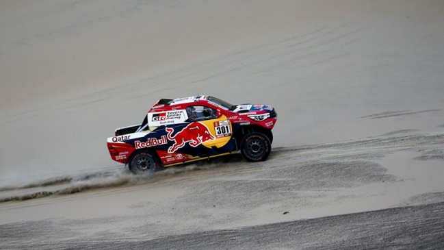 Al-Attiyah ganó tercera etapa del Dakar en autos
