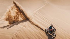 Cristóbal Guldman dejó el Dakar por rotura del motor de su moto