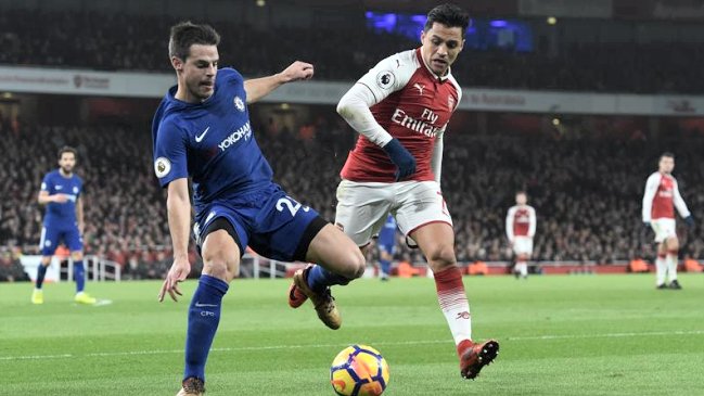 Alexis Sánchez tuvo acción en empate de Arsenal ante Chelsea por la Copa de la Liga inglesa
