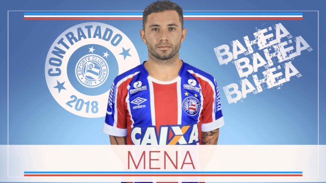 Eugenio Mena se transformó en nuevo jugador de Bahía en la liga brasileña