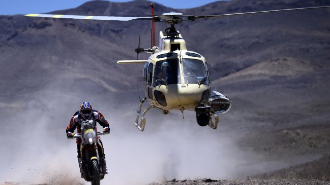 Empresa chilena de helicópteros está a cargo de la logística del Dakar