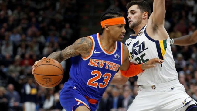 New York Knicks superó a Utah Jazz en una nueva jornada de la NBA