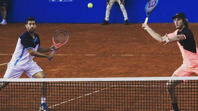 Nicolás Jarry y Hans Podlipnik alcanzaron la final de dobles en el ATP de Quito