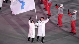 Las dos Coreas desfilaron bajo una misma bandera en inauguración de PyeongChang 2018