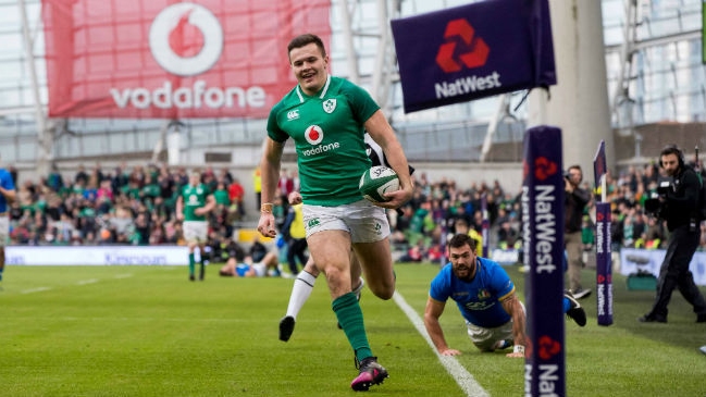 Rugby: Irlanda no tuvo piedad con Italia en la segunda jornada del Seis Naciones