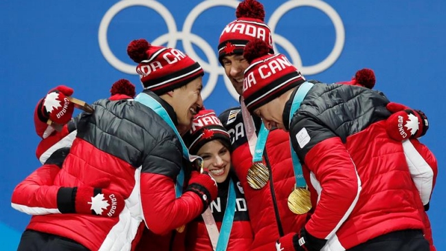 Canadá obtuvo el oro en el patinaje artístico por equipos de PyeongChang 2018