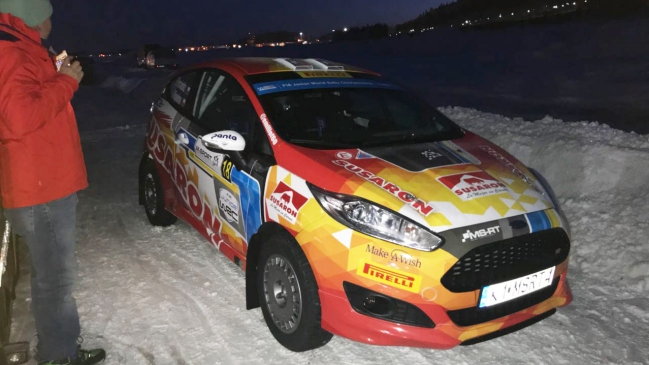 Binomio chileno se alista para afrontar el Mundial Junior de Rally en Suecia