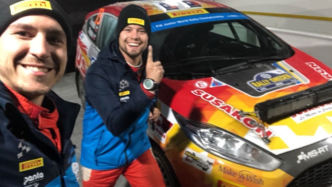 Chilenos Fernández y Riquelme hicieron historia en el Mundial de Rally Junior