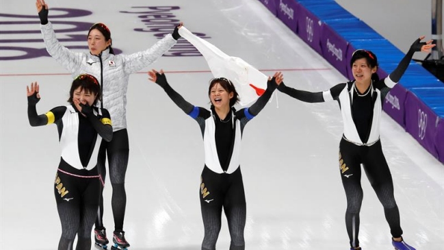 Japón ganó la persecución femenina y logró nuevo récord olímpico en PyeongChang