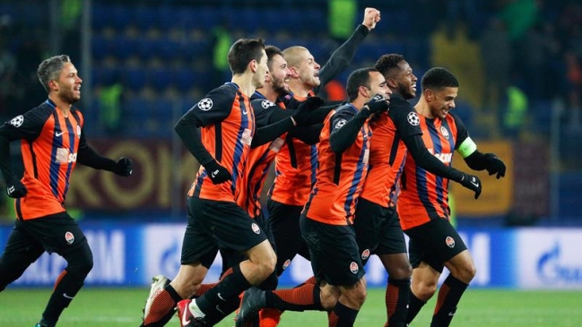 Shakhtar Donetsk derrotó como local a AS Roma por los octavos de la Champions League
