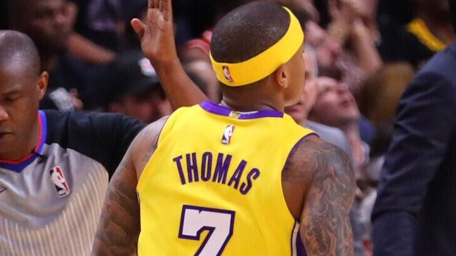 Los Angeles Lakers derribó a Miami Heat con gran actuación de Isaiah Thomas