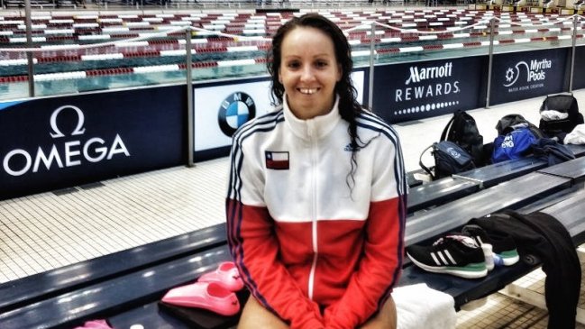Kristel Köbrich ganó la plata en los 1.500 metros del Pro Swim Series de Atlanta