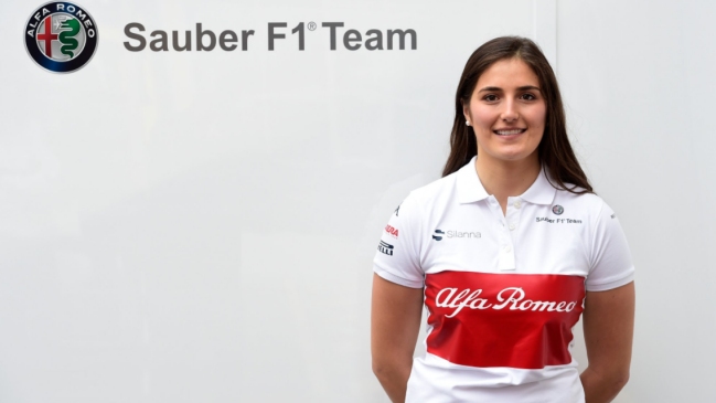La colombiana Tatiana Calderón será piloto de pruebas de Alfa Romeo Sauber en 2018