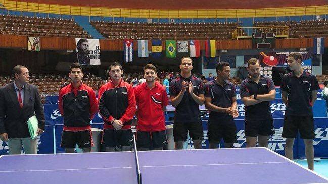 Chile fue subcampeón por equipos en el Latinoamericano de tenis de mesa de La Habana
