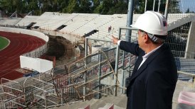Adelantan entrega de obras de la ampliación del Estadio Fiscal de Talca