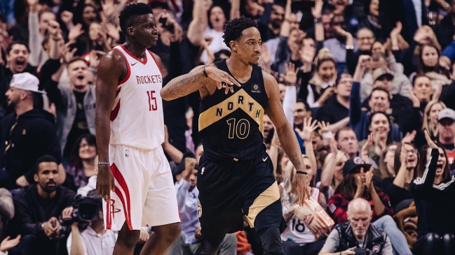 Toronto Raptors cortó la racha triunfal de Houston Rockets en la NBA