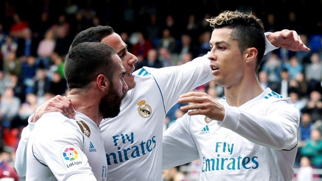 Cristiano Ronaldo guió trabajada victoria de Real Madrid sobre Eibar