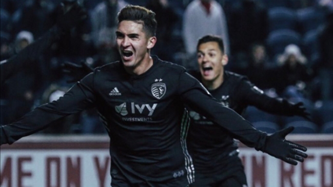 Felipe Gutiérrez marcó un doblete en el triunfo de Sporting Kansas City de la MLS