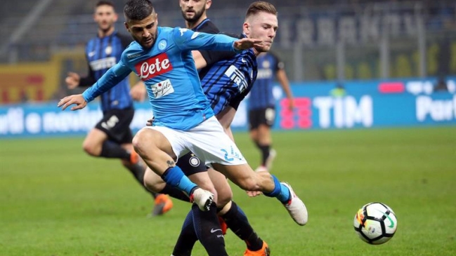 Napoli igualó con Inter de Milán y perdió el liderato de la Serie A