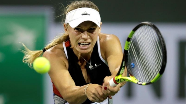 Caroline Wozniacki quedó fuera de Indian Wells en octavos de final