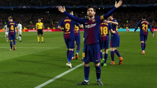 Barcelona avanzó en la Champions de la mano de un Messi que volvió a hacer historia