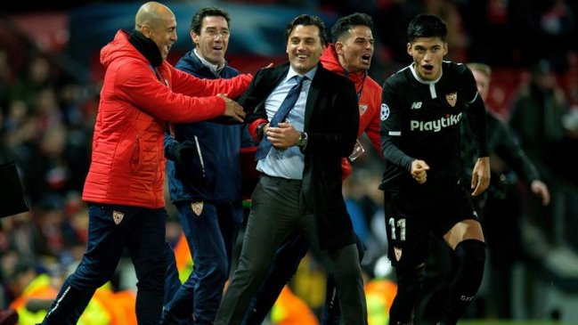 Técnico de Sevilla aún celebra el triunfo sobre M. United: Fue como ganar una copa