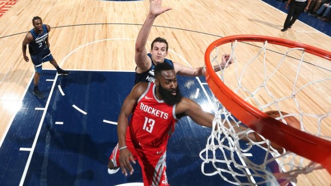 Harden lideró un nuevo triunfo de los Rockets en la NBA