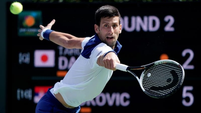 Djokovic reconoció que solo lleva dos días jugando sin dolor