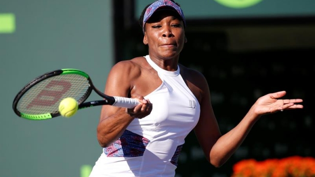 Venus Williams sufrió para avanzar a tercera ronda del Masters 1.000 de Miami