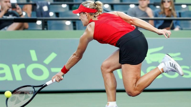 Angelique Kerber se instaló en octavos de final del Miami Open