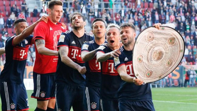 ¡Hexacampeón! Bayern Munich de Vidal se coronó en la Bundesliga a falta de cinco fechas
