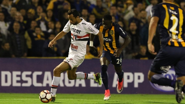 Alfonso Parot fue titular en empate de Rosario Central ante Sao Paulo en Copa Sudamericana