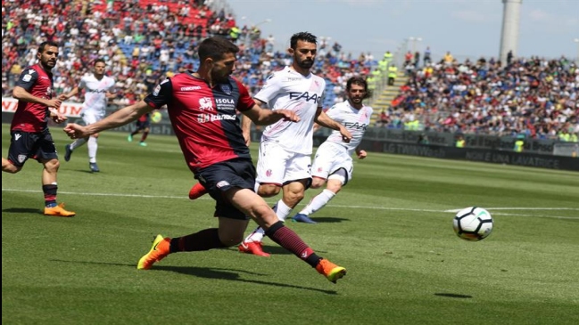 Sin Erick Pulgar, Bologna rescató un empate sin goles ante Cagliari