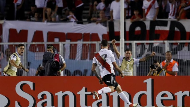 River Plate asumió el liderato del Grupo D tras vencer a Emelec
