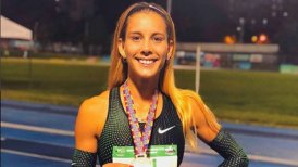 Isidora Jiménez brilló en Colombia con medalla de oro en los 100 metros planos