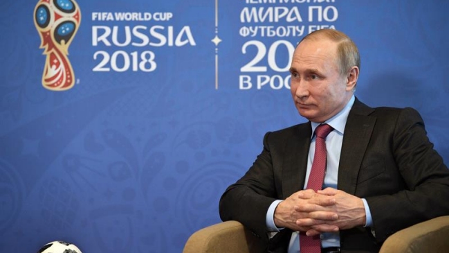 Putin asistirá al partido inaugural del Mundial entre Rusia y Arabia Saudita