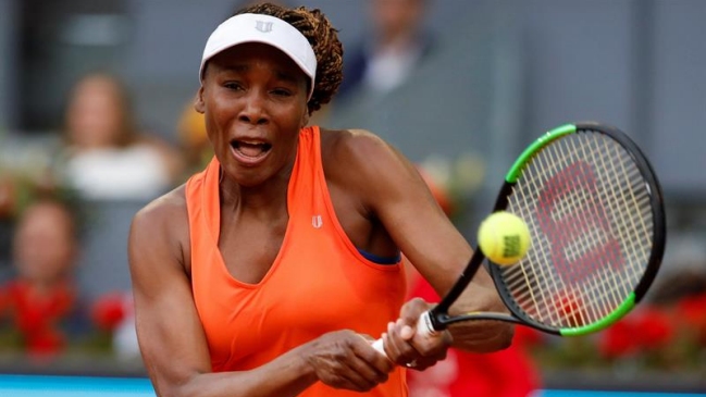 Venus Williams cayó en primera ronda del Madrid Open ante Kontaveit