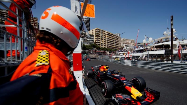 La grilla de salida en el Gran Premio de Mónaco en la Fórmula 1