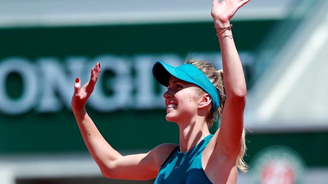 Elina Svitolina avanzó sin complicaciones a segunda ronda en Roland Garros